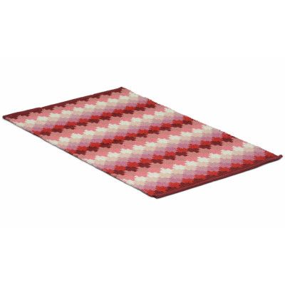 Ethno röd - badrumsmatta