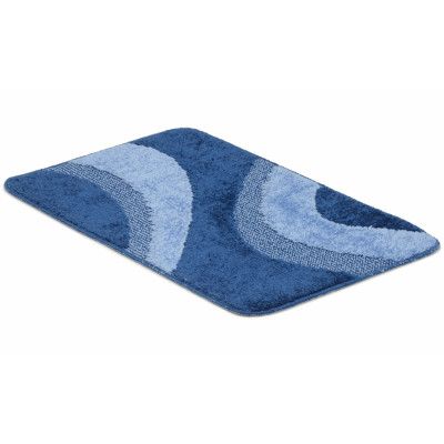Evia blå - badrumsmatta