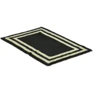 Firenze simply svart/vit - badrumsmatta