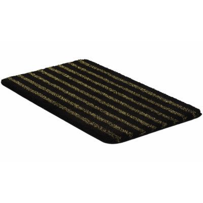 Glory svart/guld - badrumsmatta