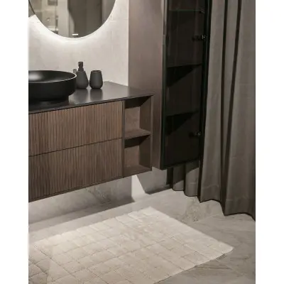 Lagan beige - badrumsmatta