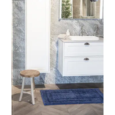 Ljusnan blue - badrumsmatta