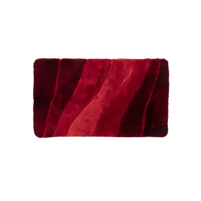 Ocean granatröd - badrumsmatta