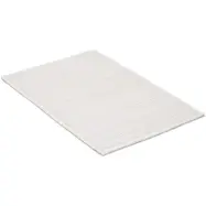 Ribb vit - badrumsmatta