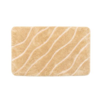 Tram beige - badrumsmatta