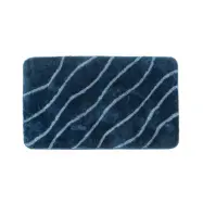 Tram havsblå - badrumsmatta