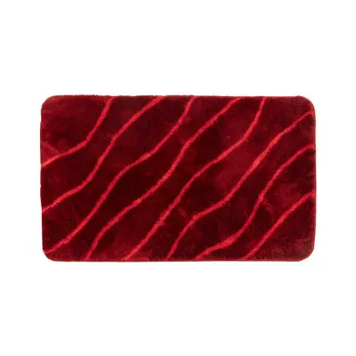 Tram röd - badrumsmatta