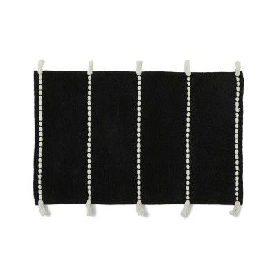 Travis svart - badrumsmatta