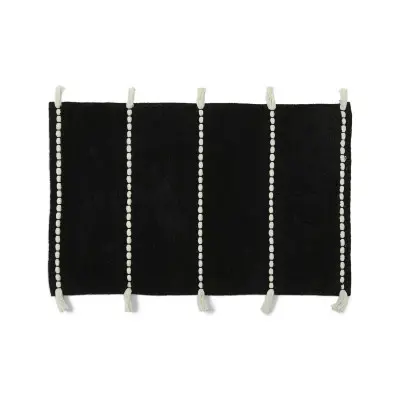 Travis svart - badrumsmatta