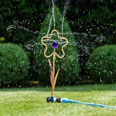 Flopro vattenspridare blomma koppar-blå