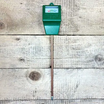 Fuktighetsmätare,med tydlig display visar fuktighetsnivån i jorden. För inomhus och utomhusbruk