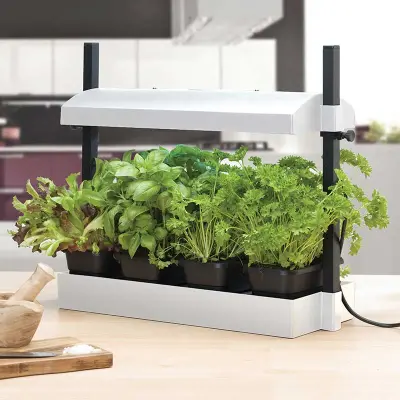 Odlingsstation LED liten, vit