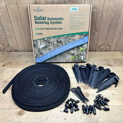 Platt bevattningsslang, 25 meter - Irrigatia