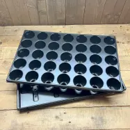 Pluggbrätte 35 celler + bevattningsbricka,  33x51 cm set brätte och underbevattningsbricka