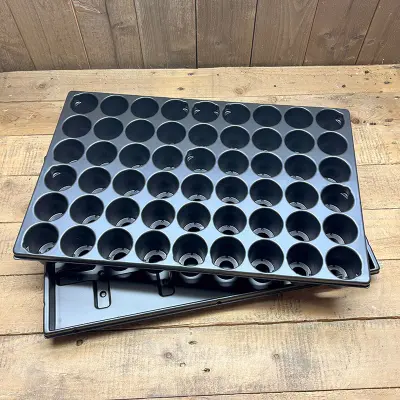 Pluggbrätte 54 celler rund plugg + bevattningsbricka