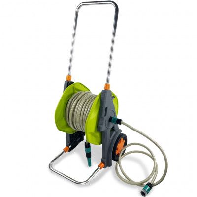 Slangvinda med hjul 30m