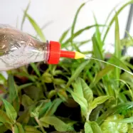 Strålmunstycke till petflaska 4-pack, röda munstycken för fin stråle vid bevattning