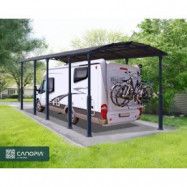 Canopia Alpine Carport i Metall För Husbil 3,6 x 11 - Grå