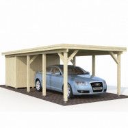 Förråd Palmako 5,8 m2 tillbehör till Carport Karl