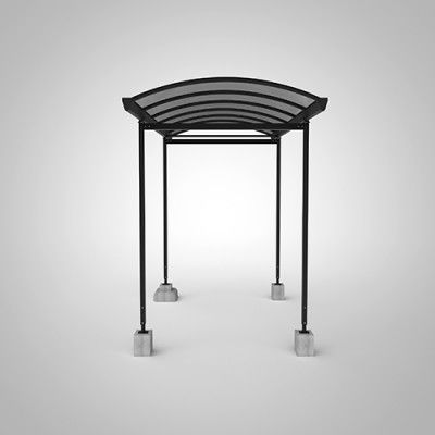 Fristående enkel Carport Alu Ja