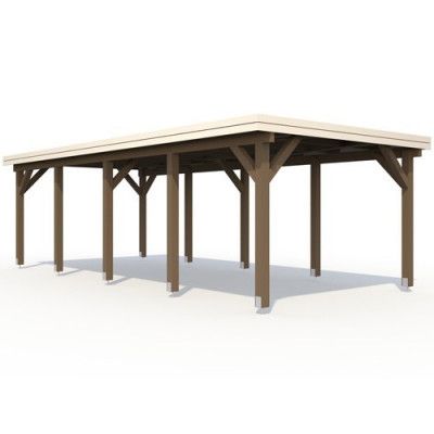 Palmako Carport Karl 23,1 M² Ingen, Obehandlad
