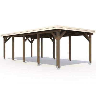 Carport Karl 23,1 M² Papp, Obehandlad