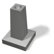 PLINT 750 TYP CARPORT 750X500X500MM | Beijerbygg Byggmaterial