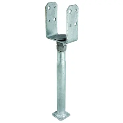 STOLPHÅLLARE PSUA 98X60 JUSTERBAR FÖR INGJUTNING 4\