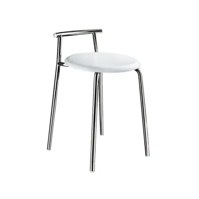 Badrumspall Smedbo Outline FK401 Krom/Vit