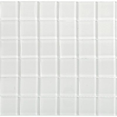 Kristallmosaik Arredo Blank Vit 4,8x4,8 cm