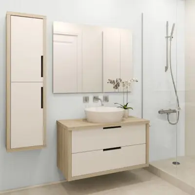 Kristallmosaik Arredo Matt Vit 4,8x4,8 cm