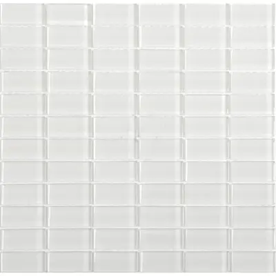 Kristallmosaik Arredo Blank Vit 30x30 cm