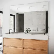 Badrumsspegel 160x120cm | Anti-fog | LED-belysning