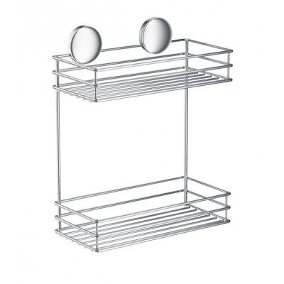 Beslagsboden Duschkorg Rak Självhäftande 3M 2 Plan