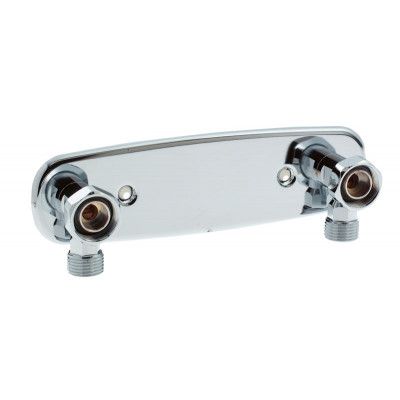 Blandarfäste Duschbyggarna 160cc Utanpåliggande Krom