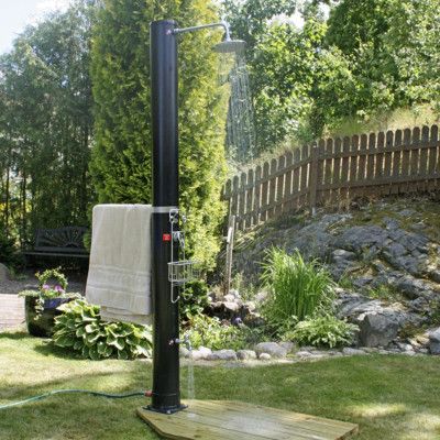 Utedusch Demerx Sunny 40 Soluppvärmd Trädgårdsdusch med Takdusch