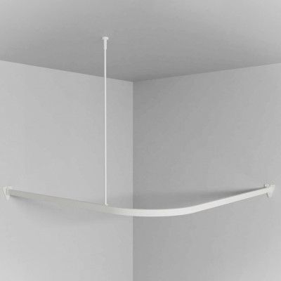 Draperistång Svedbergs Vinkel 90x90 cm Vit