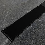 Dusch Avlopp Flowline Black 70 cm Svart Blank