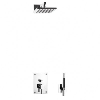 Takduschset Tapwell Box 8200 Square för Inbyggnad