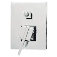 Cubic Infälld duschblandare med omkastare - Krom