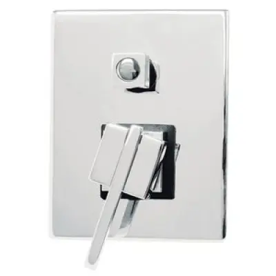 Cubic Infälld duschblandare med omkastare - Krom