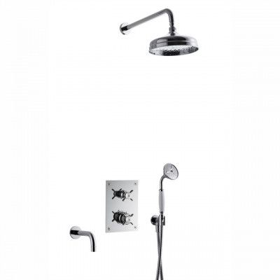 DUSCHBLANDARE BOX 0368 CLASSIC TERMOSTAT INBYGGNAD KROM | Beijerbygg Byggmaterial