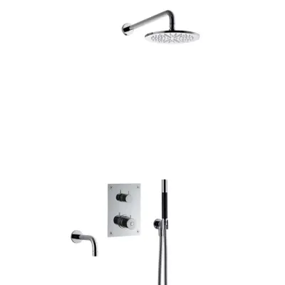 DUSCHBLANDARE BOX7368 ED2 TERMOSTAT INBYGGNAD KROM | Beijerbygg Byggmaterial