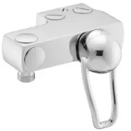 FM Mattsson Ettgrepps duschblandare (40 c/c), 9000 Krom - 9183-0000