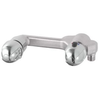 FM Mattsson Säkerhetsblandare för duschkabin, 9000 Krom