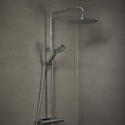 INR Mist Takdusch 150 c/c 3-funktionshanddusch krom