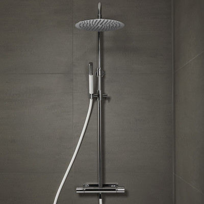 INR Mist Takdusch 150 c/c Handdusch krom/vit