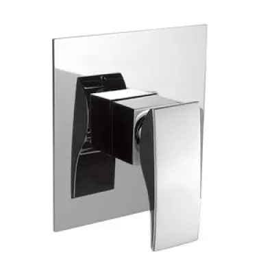 Minimal Infälld duschblandare utan omkastare - Krom