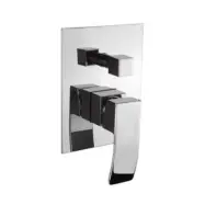 Vigo Infälld duschblandare med omkastare - Krom