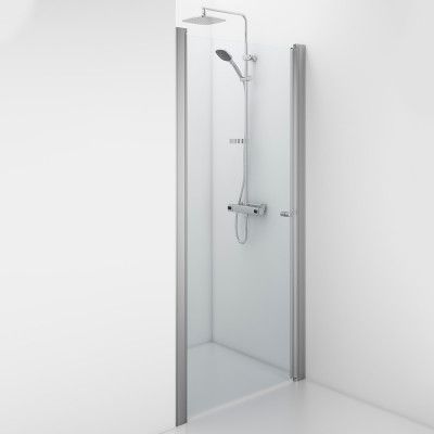 Duschdörr Ifö Space Rak SPNK Nischlösning med Knopp